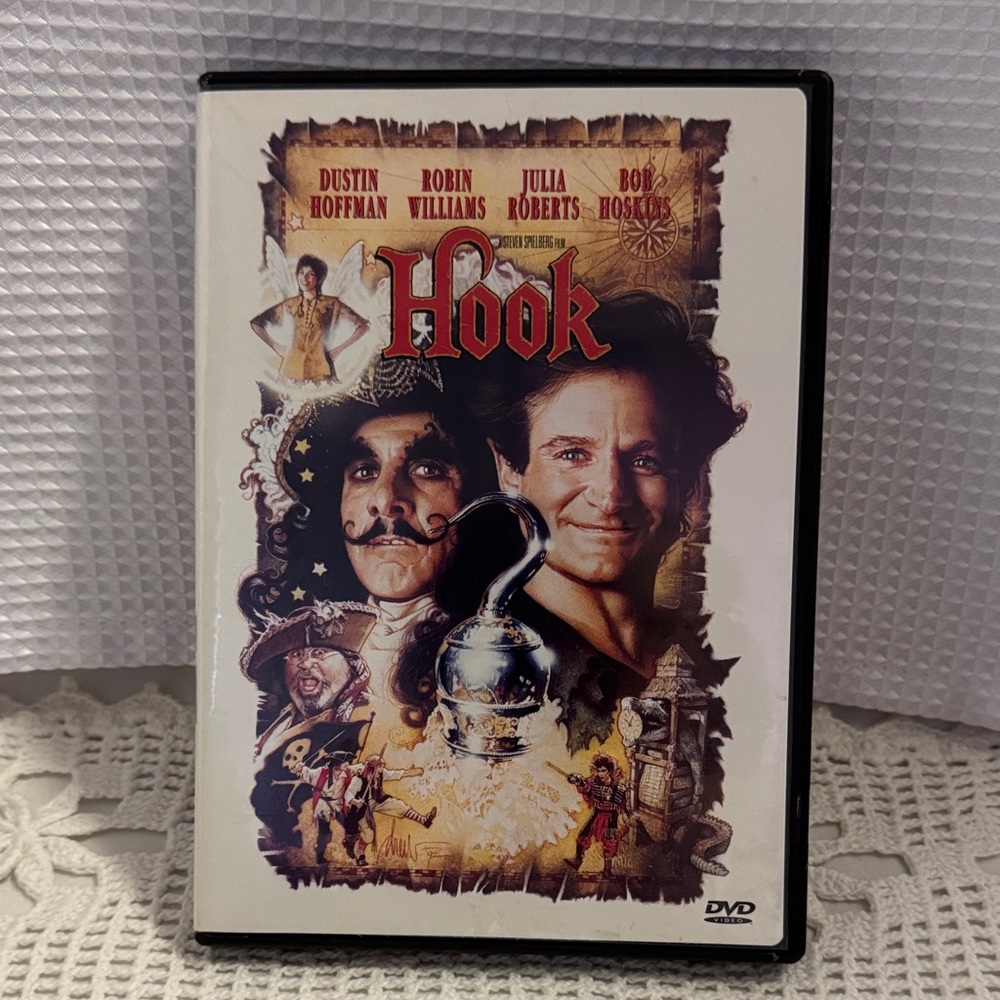 Hook DVD Dustin Hoffman Robin Williams Julia Roberts Bob Hoskins Dir: Spielberg